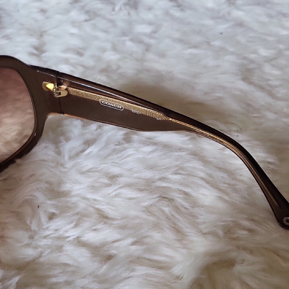 COACH FRAMES ONLY! Brown Oversized Sunglass Frames. - Picture 10 of 12